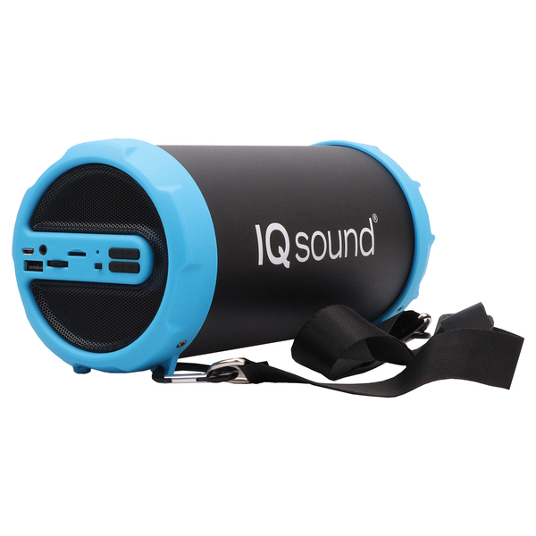 Supersonic IQ-1606BT-BLU 3 in. Portable Bluetooth Rechargeable Speaker with FM Radio, Blue -  Super Sonic Inc