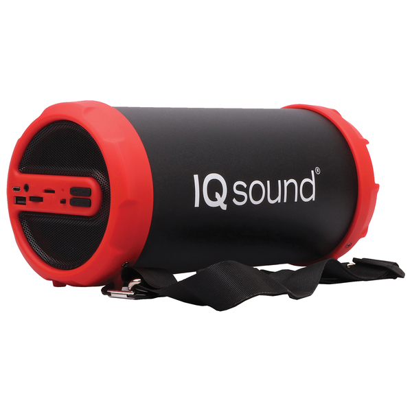 Supersonic IQ-1606BT-RED 3 in. Portable Bluetooth Rechargeable Speaker with FM Radio, Red -  Super Sonic Inc