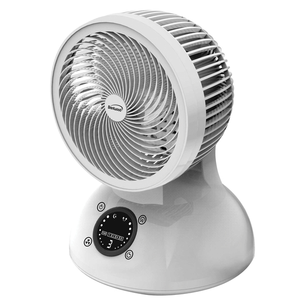 Picture of Brentwood Kool Zone F-650RW 6 in. 3 Speed 28W Oscillating Air Circulator Desktop Fan with Remote & Timer&#44; White
