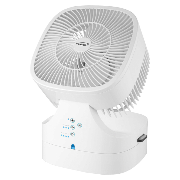 Picture of Brentwood Kool Zone F-900RW 8 in. 3 Speed 28W Oscillating Air Circulator Desktop Fan with Remote & Timer&#44; White