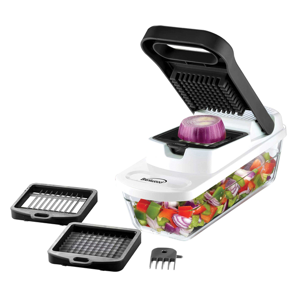 Picture of Brentwood Kool Zone KA-5023BK Pro Food Chopper & Vegetable Dicer with 6.3 Cup Storage Container, Black