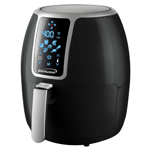 4 qt. 1400W Electric Digital Air Fryer, Black