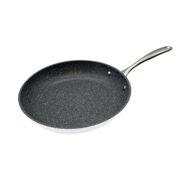 Picture of The Rock by Starfrit 030834-004-0000 11 in. Zero Ceramic Nonstick Fry Pan&#44; Ivory