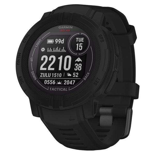 Picture of Garmin 010-02627-13 Instinct 2 Solar Tactical Edition GPS Smartwatch, Black