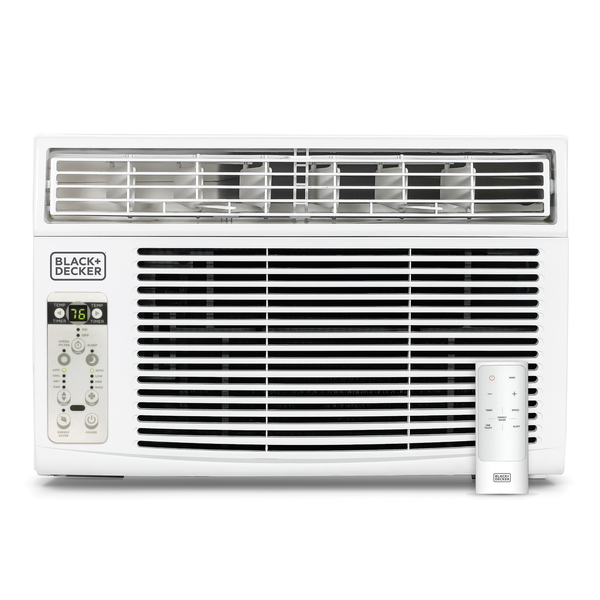 Picture of Black Plus Decker BD10WT6 10000 BTU 4-Speed 835W Energy Star Electronic Window Air Conditioner with Remote