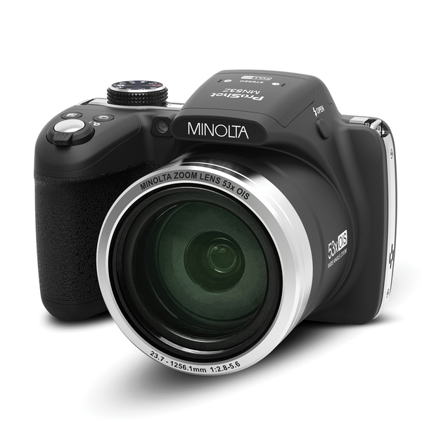 Picture of Minolta MN53Z-BK 16.0-Megapixel 53X Zoom Bridge Camera&#44; Black