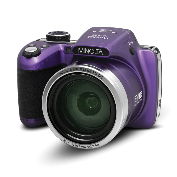Picture of Minolta MN53Z-P 16.0-Megapixel 53X Zoom Bridge Camera&#44; Purple