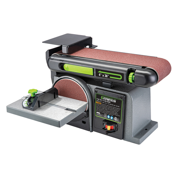 GBDS430 4 x 36 in. 4.3-Amp Combination Belt & 6 in. Disc-Sanding Station