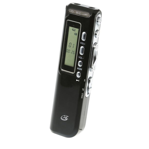 Picture of GPX 843631110638 4 GB Digital Voice Recorder&#44; Black