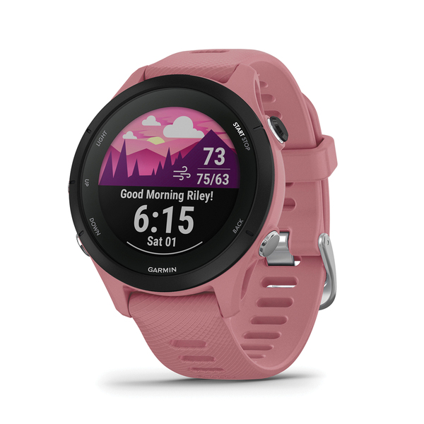Picture of Garmin 010-02641-03 Forerunner 255S Running Smartwatch, Light Pink