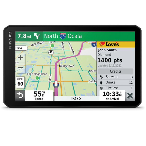 Picture of Garmin 010-02727-00 7 in. GPS Truck Navigator with Built-in Dash Cam
