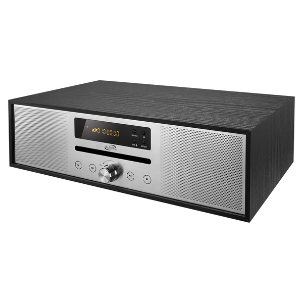 IHB340B 20W Stereo Home Music System with Built-in Bluetooth, CD Player, FM Radio & Remote -  iLive