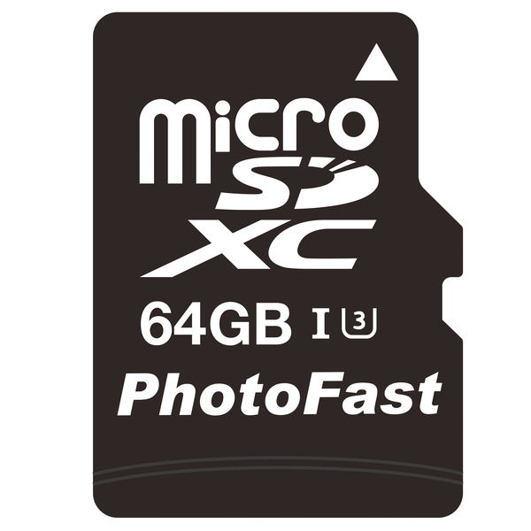 Picture of PhotoFast PFSD64 64 GB MicroSDXC Card, Black
