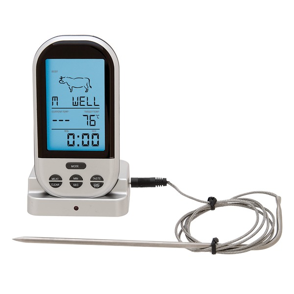 Picture of Bios Professional 132HC Wireless Meat Thermometer, Silver