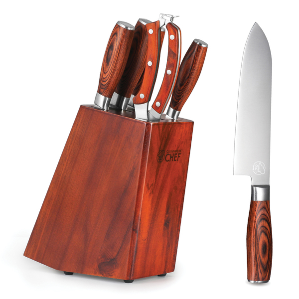 6 Piece Knife Set with Block