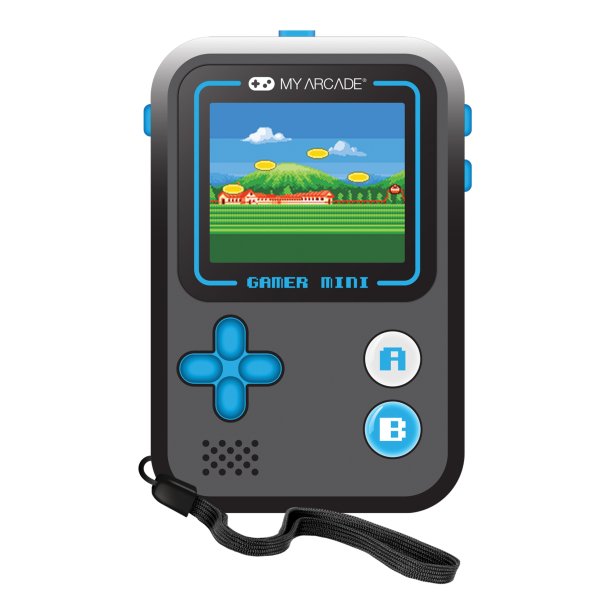 Picture of My Arcade DGUN-3926 Gamer Mini Classic 160-in-1 Handheld VIdeo Game System&#44; Black & Blue