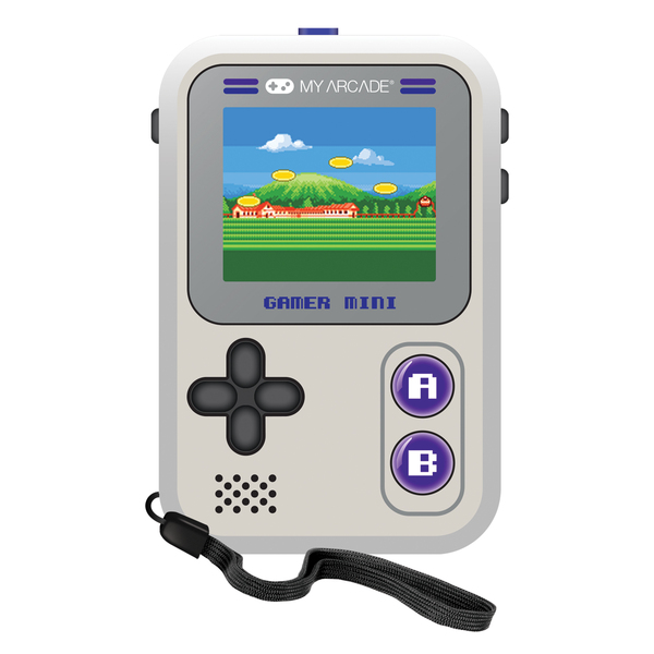 Picture of My Arcade DGUN-3924 Gamer Mini Classic 160-in-1 Handheld Game System&#44; Gray & Purple