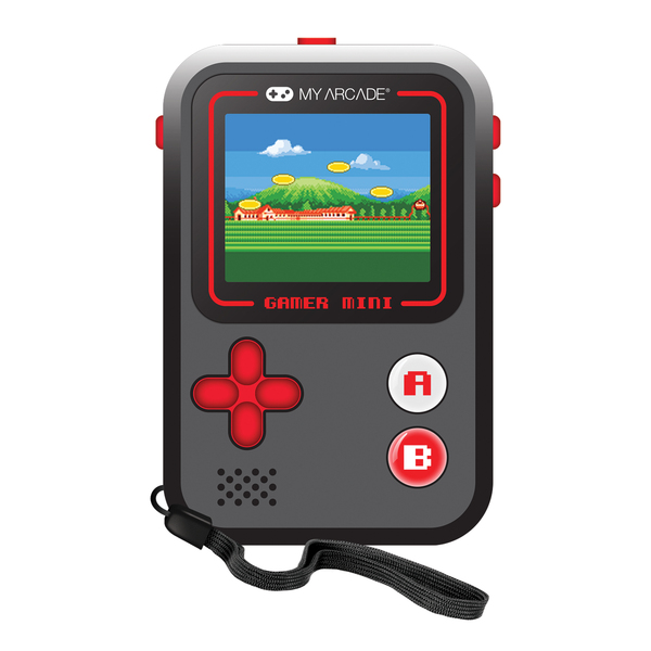 Picture of My Arcade DGUN-3925 Gamer Mini Classic 160-in-1 Handheld Game System&#44; Black & Red