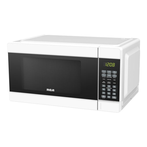 RMW1132-WHITE 1.1 cu. ft. 1000W Countertop Microwave Oven with Glass Turntable, White -  RCA