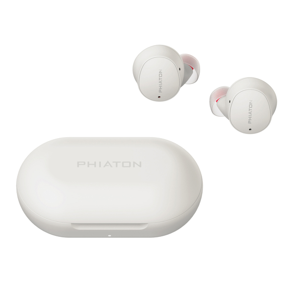 Picture of Phiaton PPU-TW0060WH01 BonoBuds Lite Bluetooth Earbuds with Microphone & Charging Case&#44; Floral White