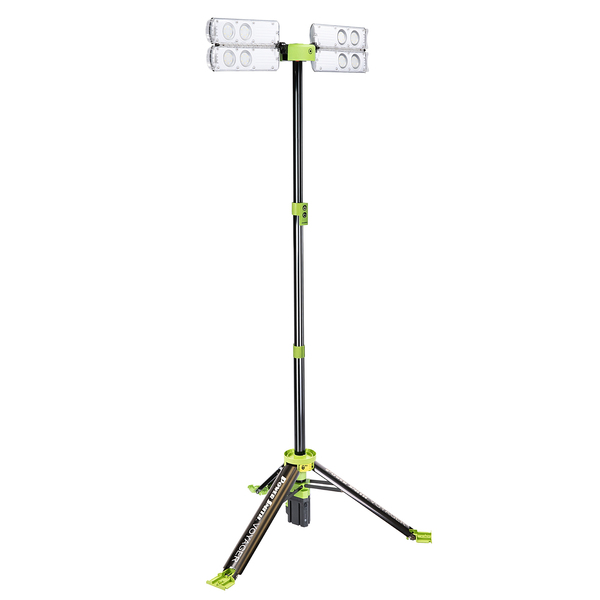 Picture of Powersmith PVLR8000A Voyager 8 Lumen LED 4-Light Tripod-Mounted Rechargeable Portable Work Light
