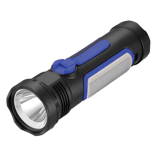Picture of Azpen AFR200BLU 8-in-1 Emergency LED Flashlight with AM-FM Weather Radio & SOS Alarm&#44; AFR200&#44; Blue