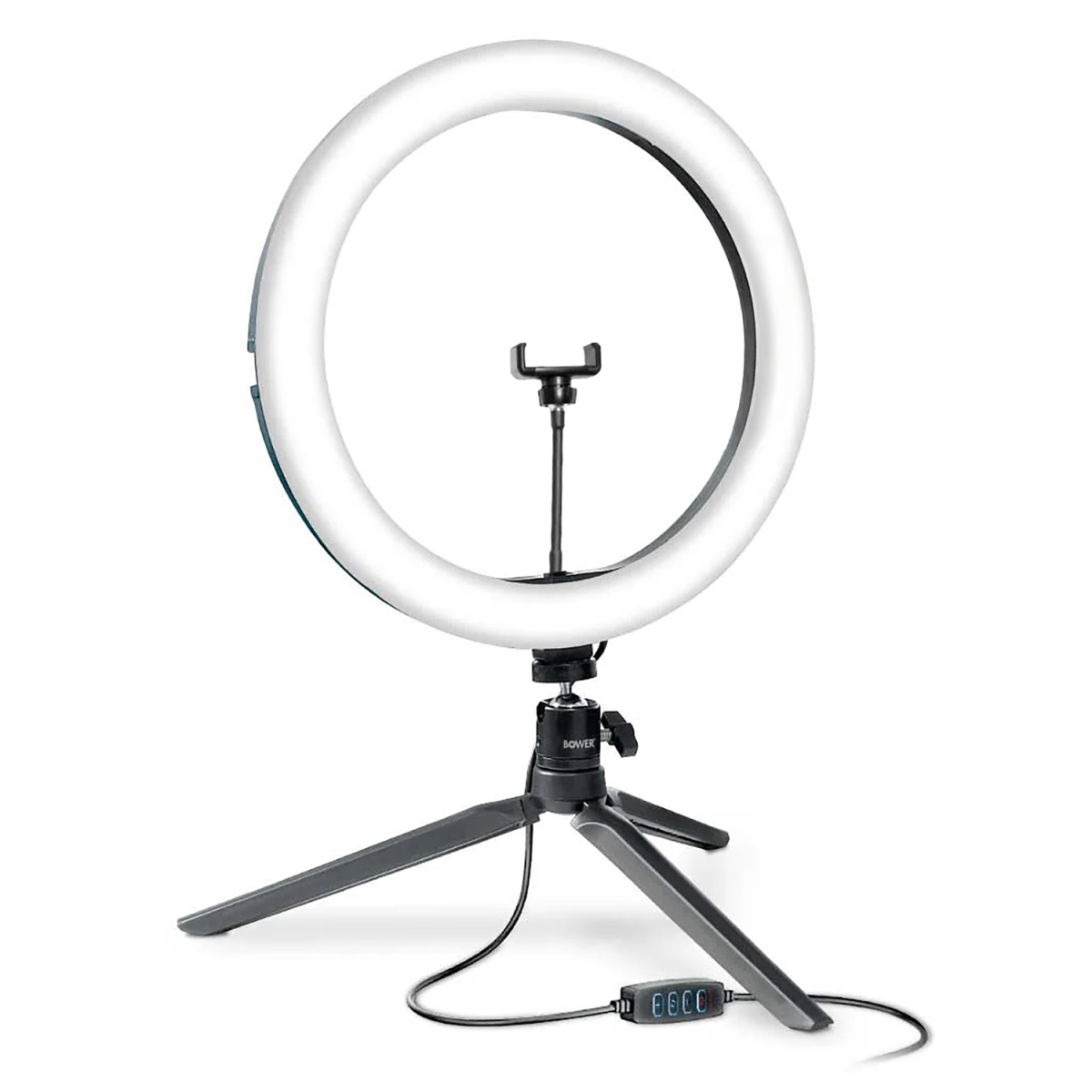 Picture of Bower WA-TRL10 10 in. LED Phone Ring Light Tabletop Stand for Smartphones&#44; Black