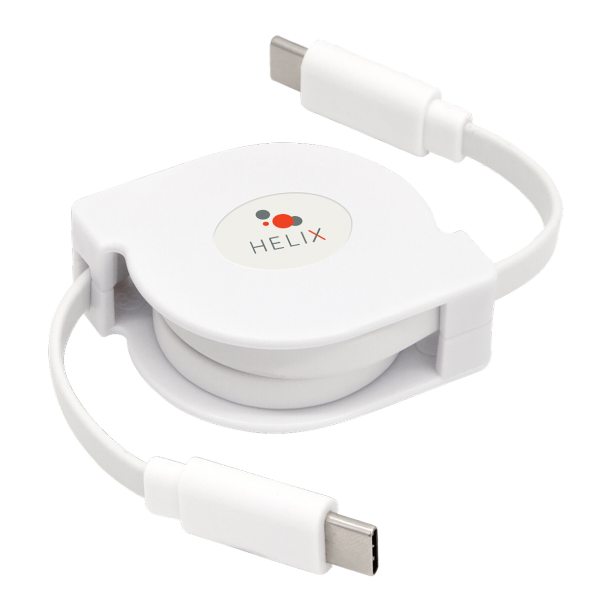 Picture of Helix ETHRTC 3.2 ft. Retractable USB-C Charge & Sync Cable&#44; White
