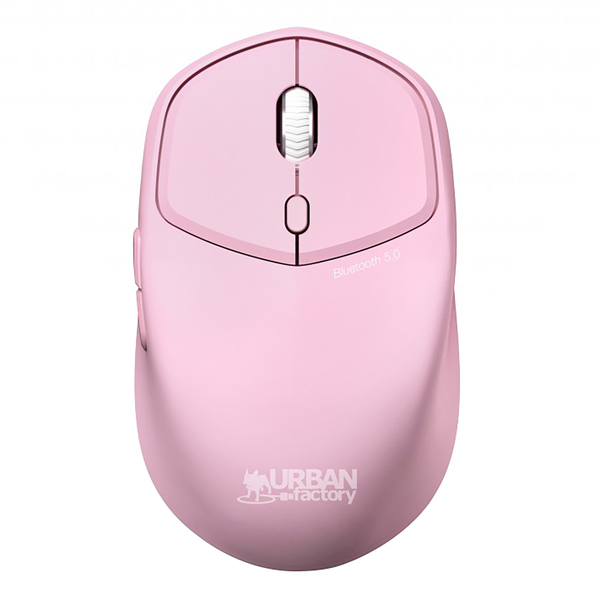 OBM03UF Onlee Color Wireless 1600 DPI Ambidextrous Mouse & 6 Buttons & Bluetooth, Light Pink