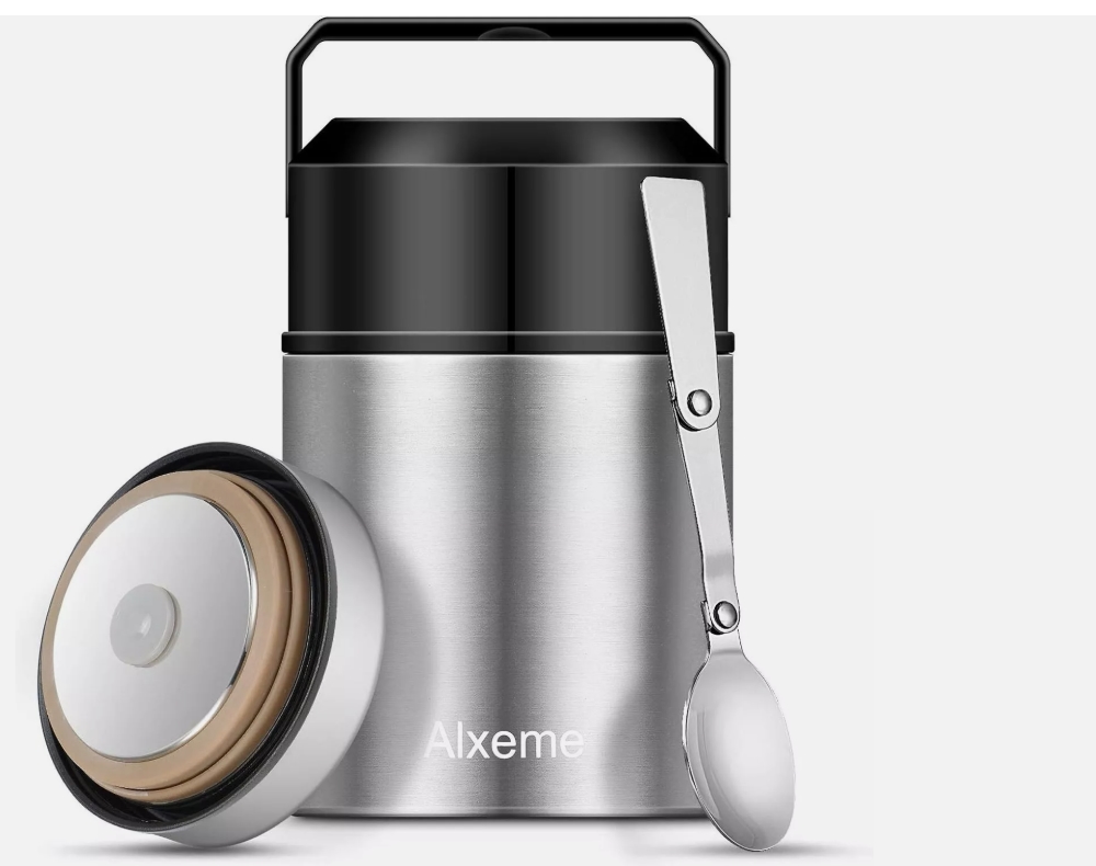 Picture of Bento Box Bento Box flask Soup Thermos Food Jar Insulated Lunch Container Bento Box for Cold Hot Food 27Oz