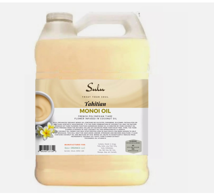 Picture of 100% Pure monoi oil 1 Gallon Tahitian Monoi Oil From Tahitian Tiare Flower