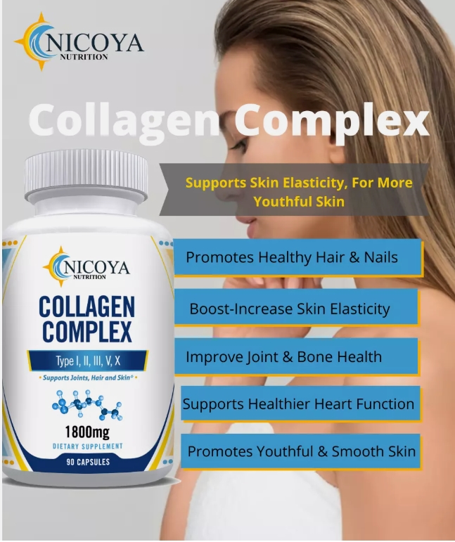 Picture of Nicoya Nutrition Premium Collagen Peptides Pills Hydrolyzed Anti-Ag Premium Collagen Peptides Pills Hydrolyzed Anti-Aging