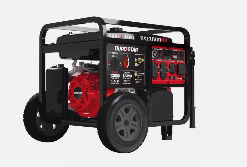 Picture of DuroStar DuroStar DS13000MX 13&#44;000W/10&#44; DuroStar DS13000MX 13&#44;000W/10&#44;500W Dual Fuel Portable Generator w/ CO Alert