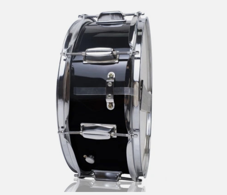 Picture of GRIFFIN  GRIFFIN Snare Drum - Black GRIFFIN Snare Drum - Black 14&apos;x5.5 Poplar Wood Shell Acoustic Percussion Kit Set