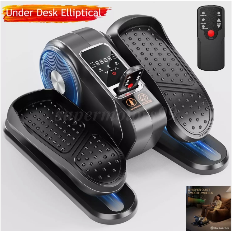 Picture of Rican Ellipse Leg Exerciser Ellipse Leg Exerciser Electric While Sitting for Seniors Seated Pedal Exerciser