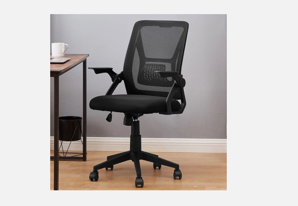 Picture of VECELO office chair 2 Mid-Back Swivel Ergonomic Office Chair with Adjustable Arms&#44;