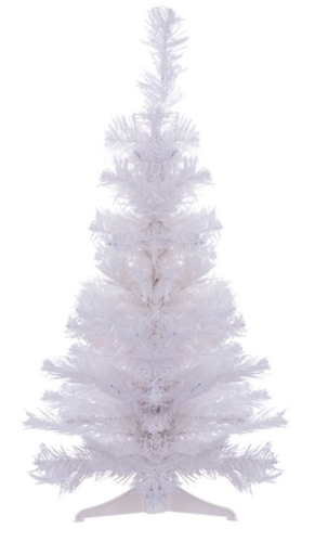2 ft. PVC Christmas Tree, White
