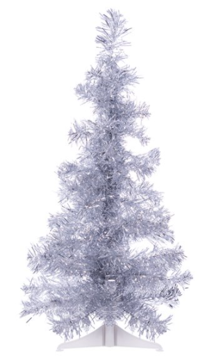 2 ft. PVC Christmas Tree - Silver
