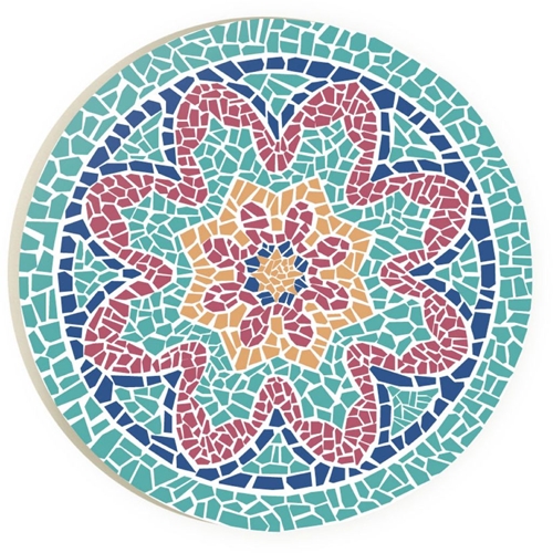 Picture of P. Graham Dunn CST0052 2.75 x 2.75 in. Car Coaster Mosaic