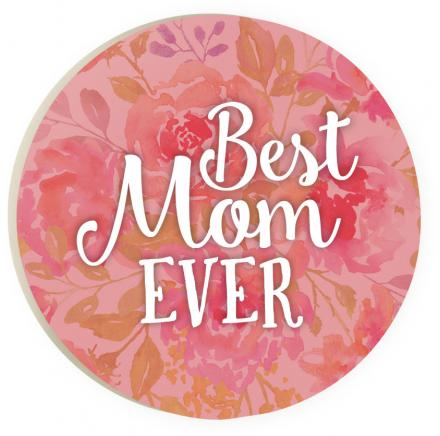 Picture of P. Graham Dunn CST0038 Best Mom, Absorbent Ceramic Car Coaster