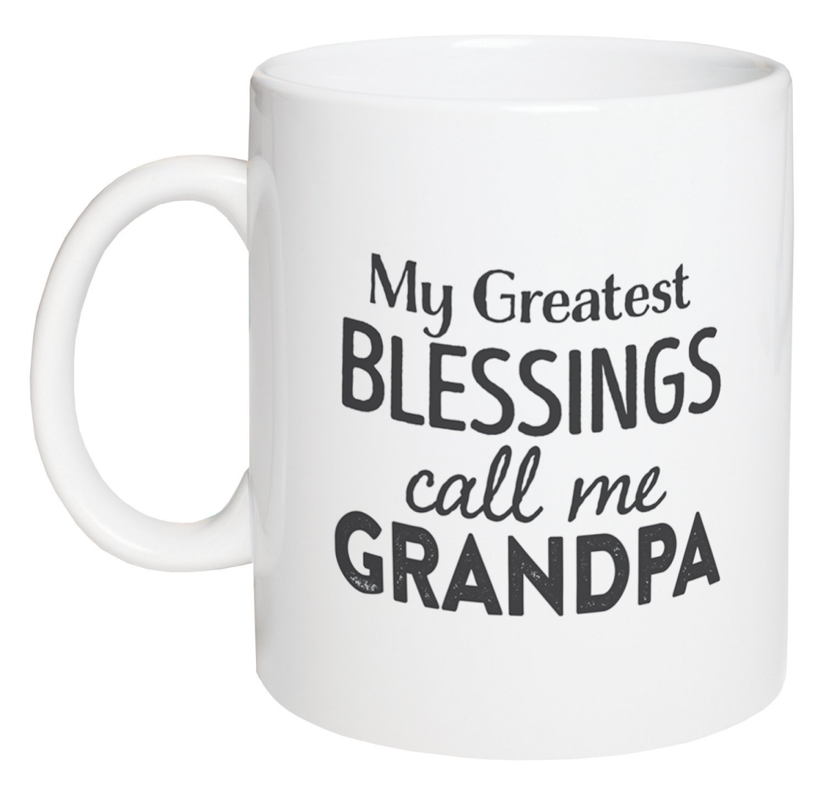 Picture of P. Graham Dunn MUG0031 My Greatest Blessings Call Me Grandpa Ceramic Coffee Mug - White