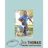ZFCD14 4 x 6 in. Personalized Laser Engraveable Blank Photo Frame - Blue