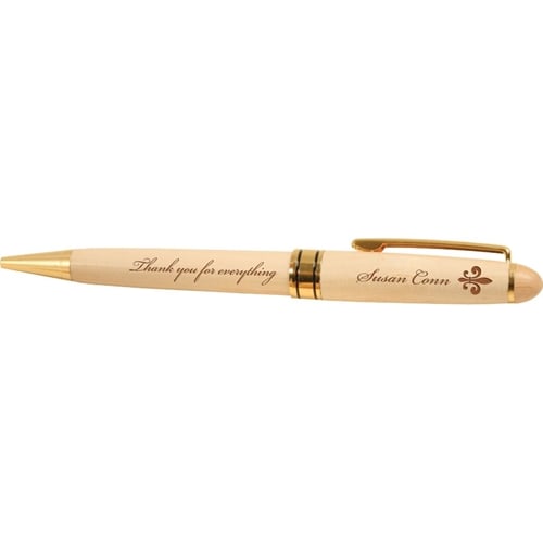 ZEMS Laser Engravable Personalized Wooden Pen