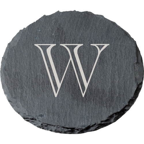 Picture of P. Graham Dunn ZCOA06 Mr & Mrs Sanders Laser Engraved Personalized Slate Coasters - Set of 4