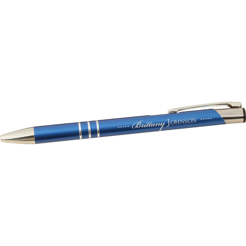 ZMCA31 Aluminum Pen - Silver & Blue