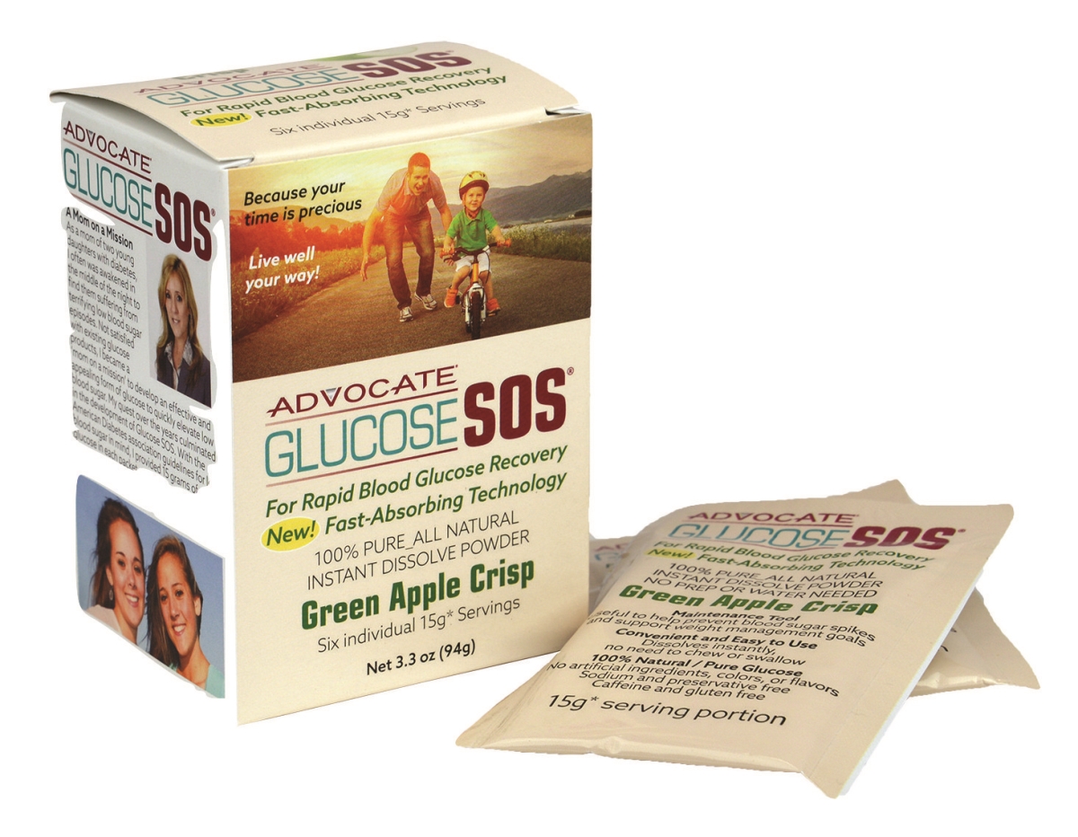 Picture of Advocate GL-SOS-GA Glucose SOS Powder&#44; Green Apple