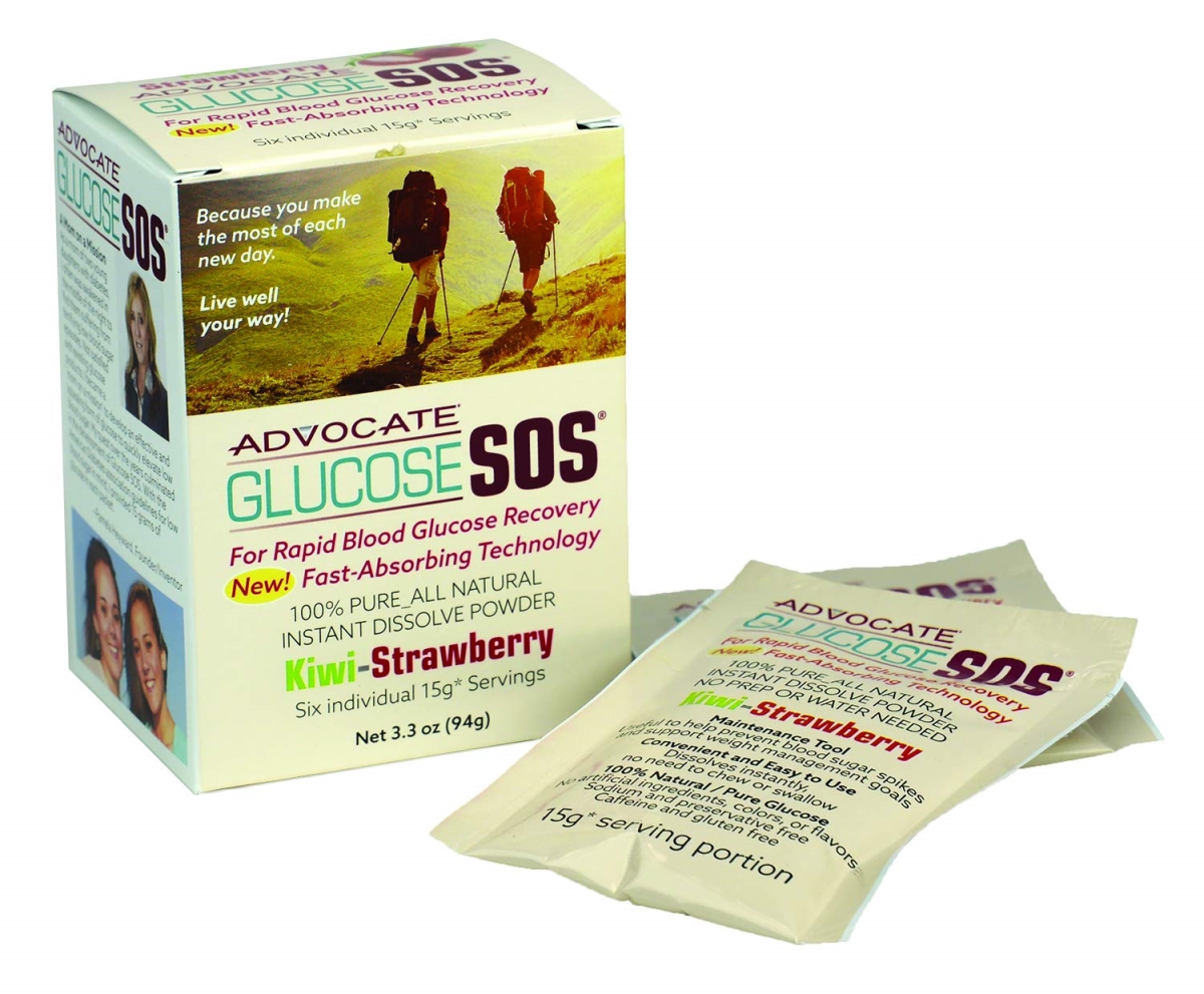 Picture of Advocate GL-SOS-KS Glucose SOS Powder, Kiwi Strawberry