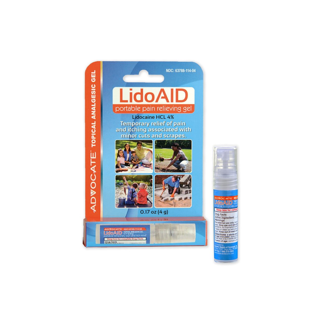 Picture of Advocate LA-1031 0.17 oz LidoAID Topical Analgesic Gel