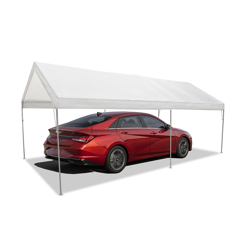 VK61020PC 10 x 20 ft. 6-Leg Value  with 1.25 in. Steel Frame, White