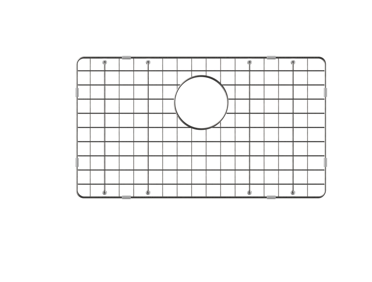 Picture of LaToscana SSG-LUM3019W LaToscana SSG-LUM3019W 24-1/5' x 13-7/8' Stainless Steel Sink Grid for Fireclay Sink LUM3019W